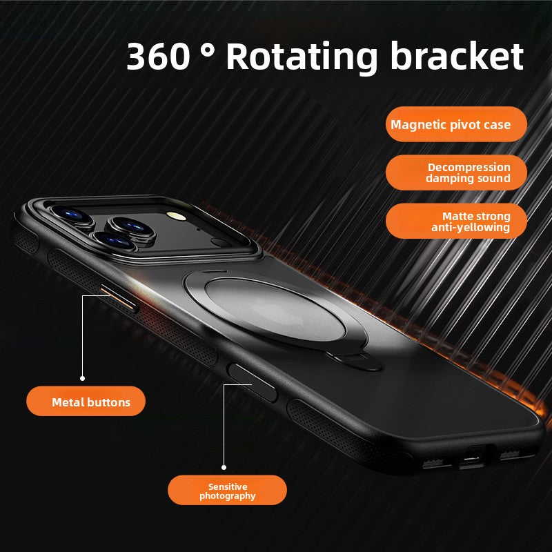 Alloy Reinforced MagSafe iPhone Case with 360 Degree Swivel Stand