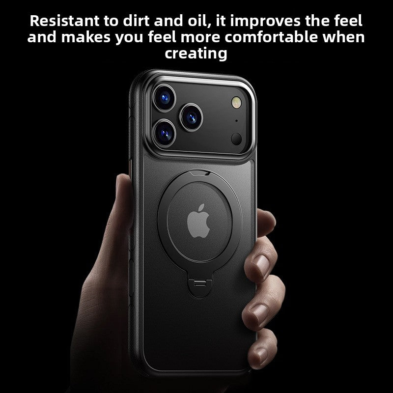 Alloy Reinforced MagSafe iPhone Case with 360 Degree Swivel Stand